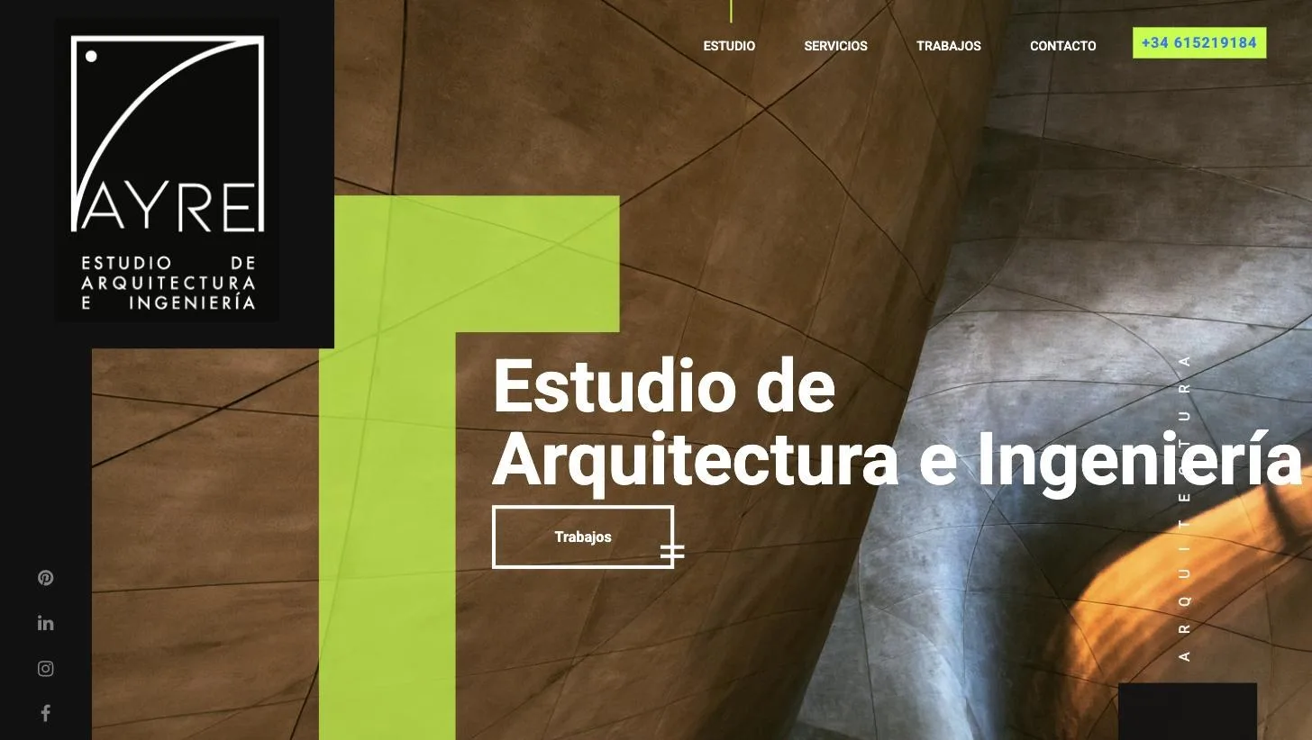 Portada de ayre-arquitectura.es