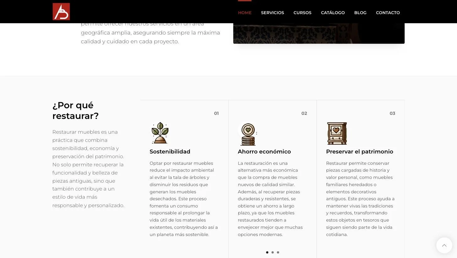 Bloque de razones para restaurar