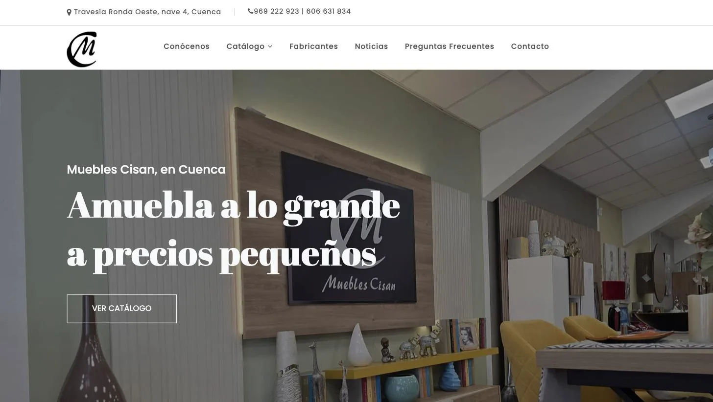 Portada de muebles-cisan.es