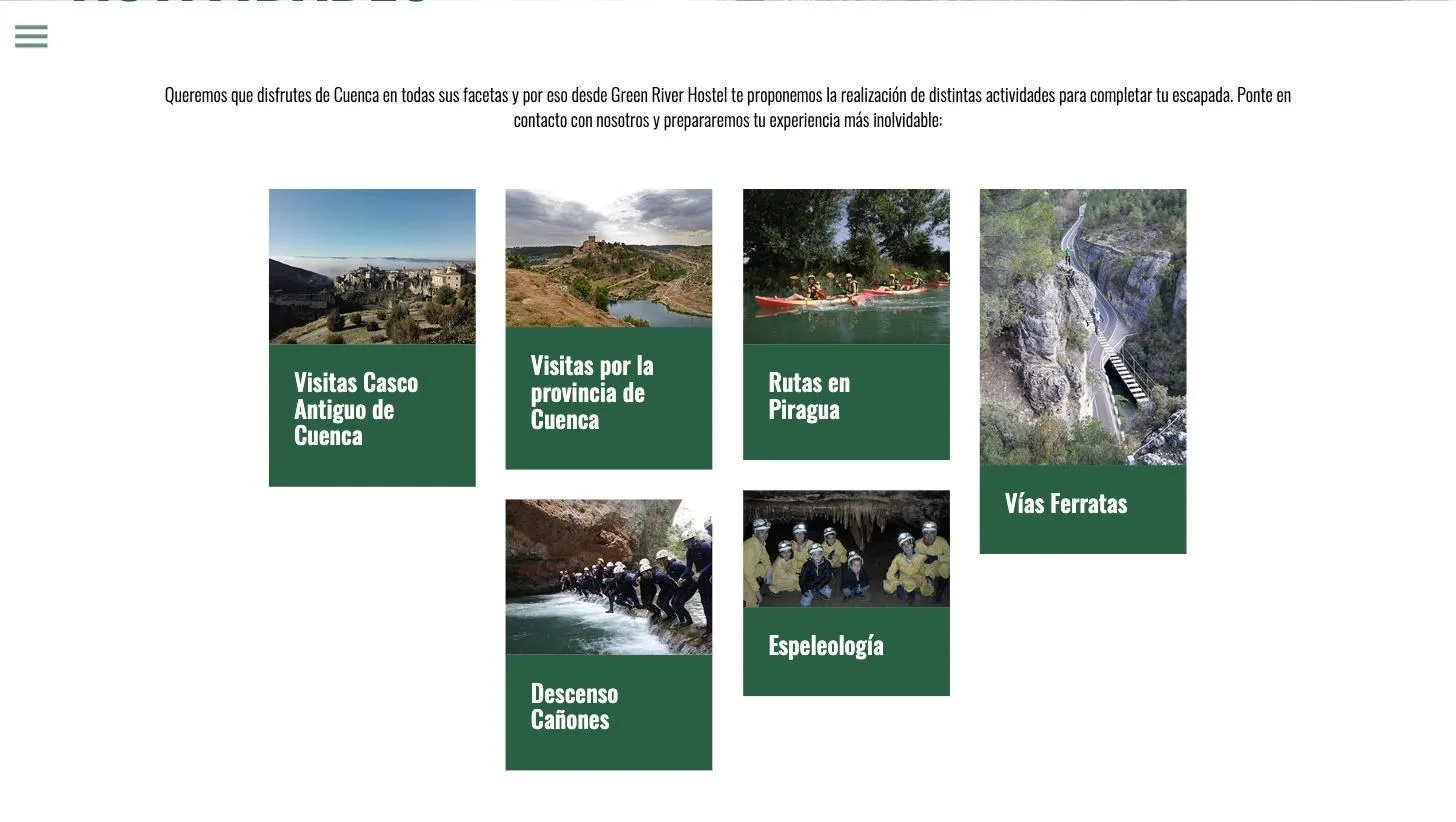 Piragua, vías ferratas, espeleología, cañones y visitas guiadas