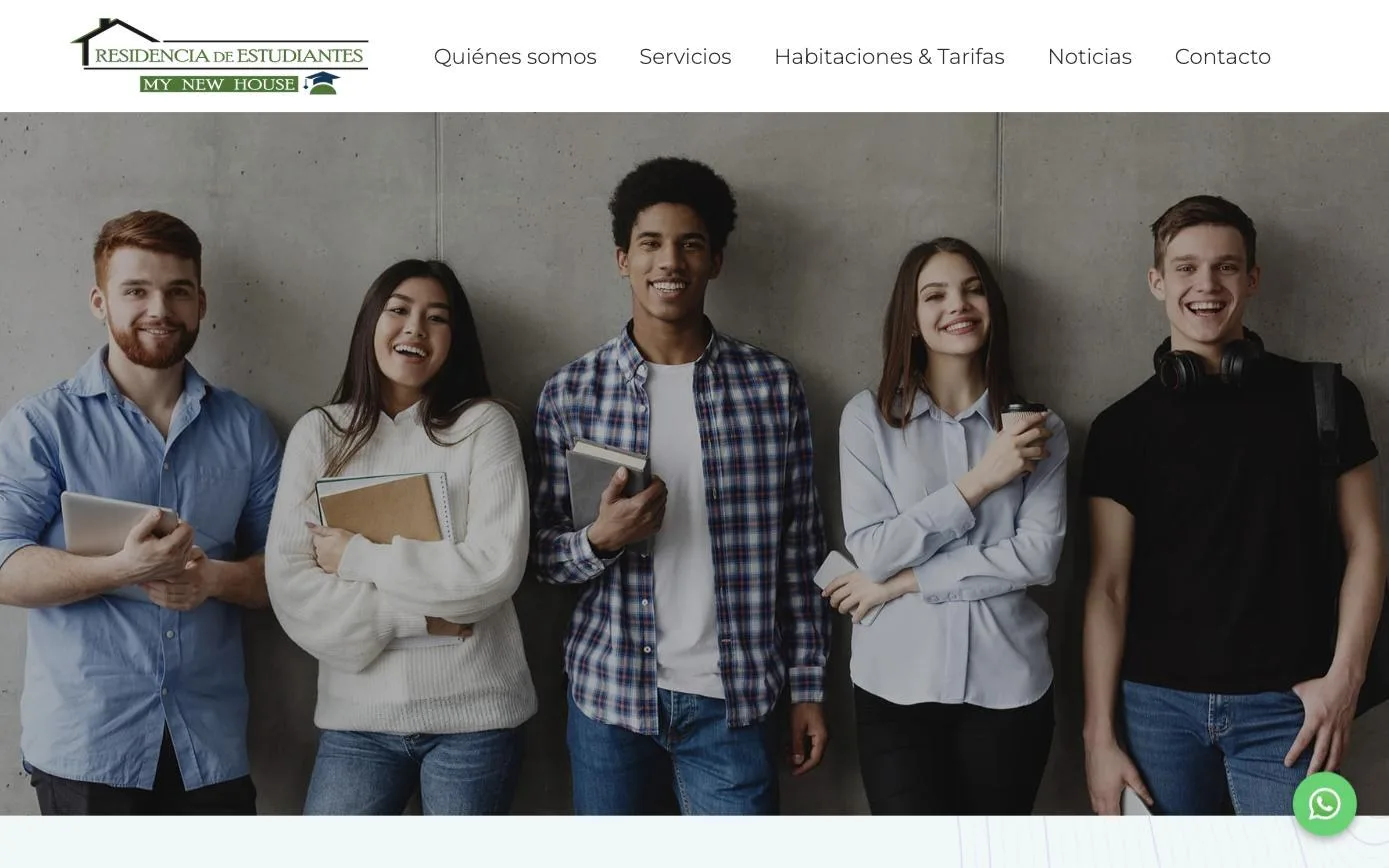 Portada de residenciamynewhouse.com
