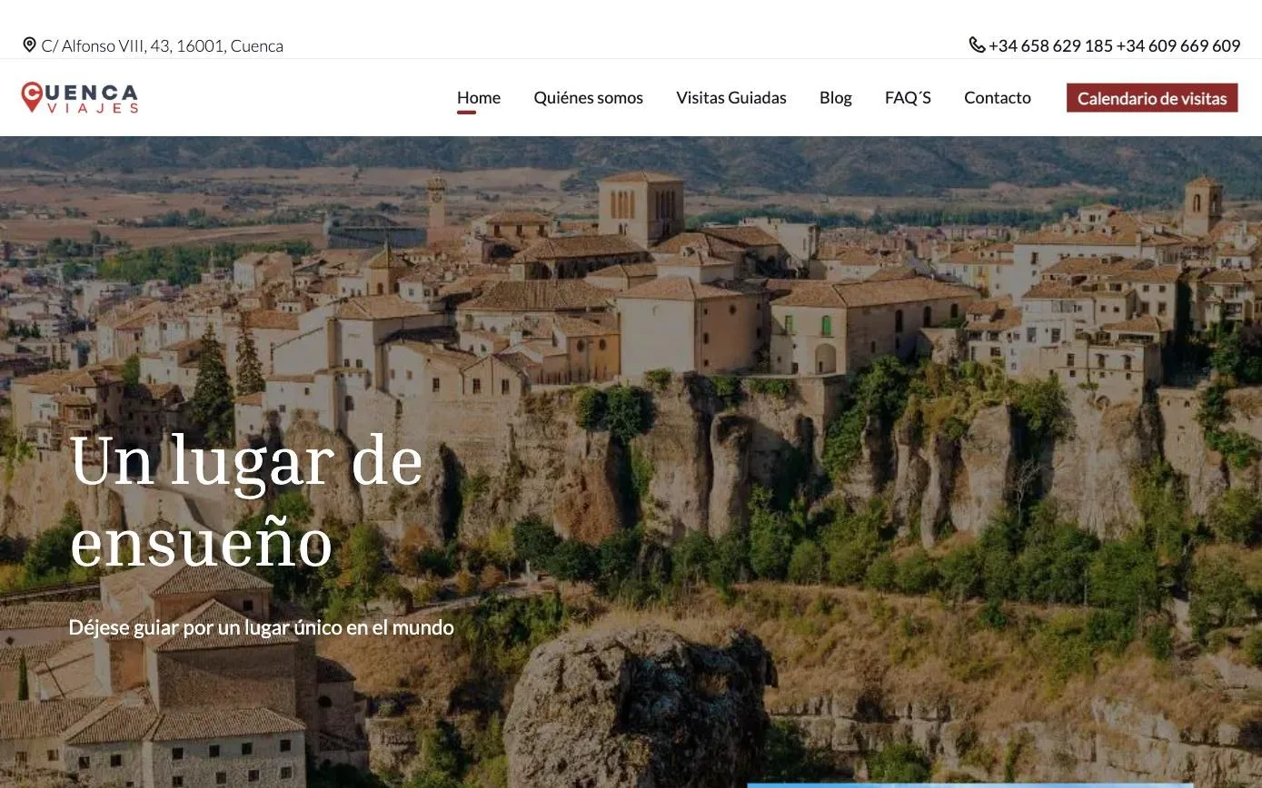 Portada de cuencaviajes.com