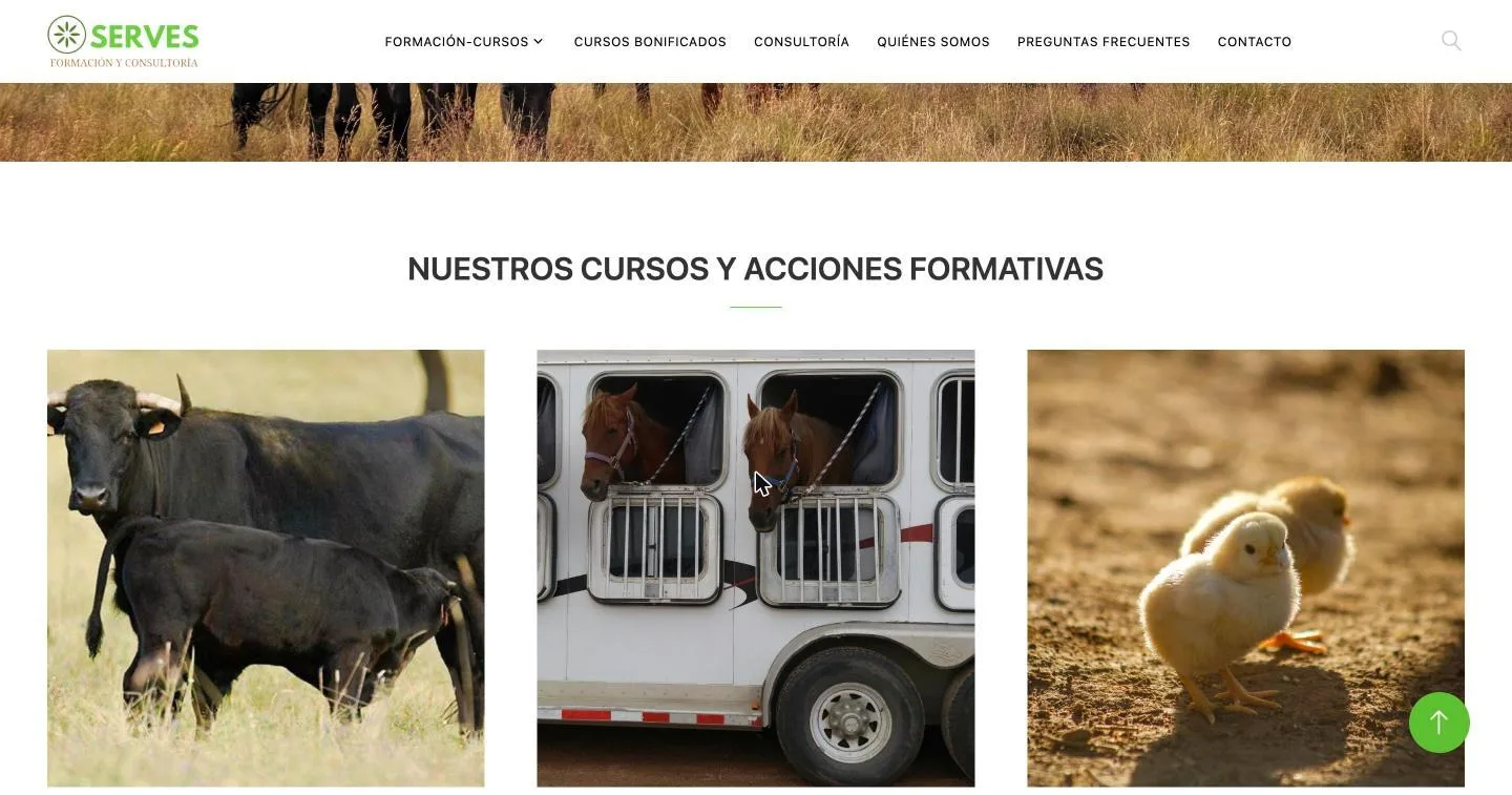 Bloque de convocatorias en la portada