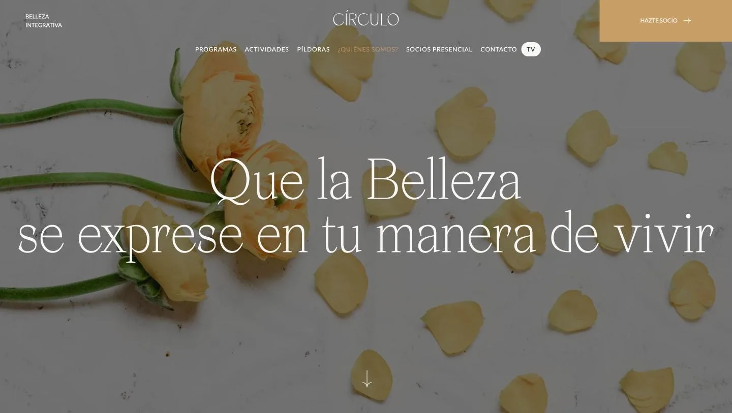 «Que la Belleza se exprese en tu manera de vivir»