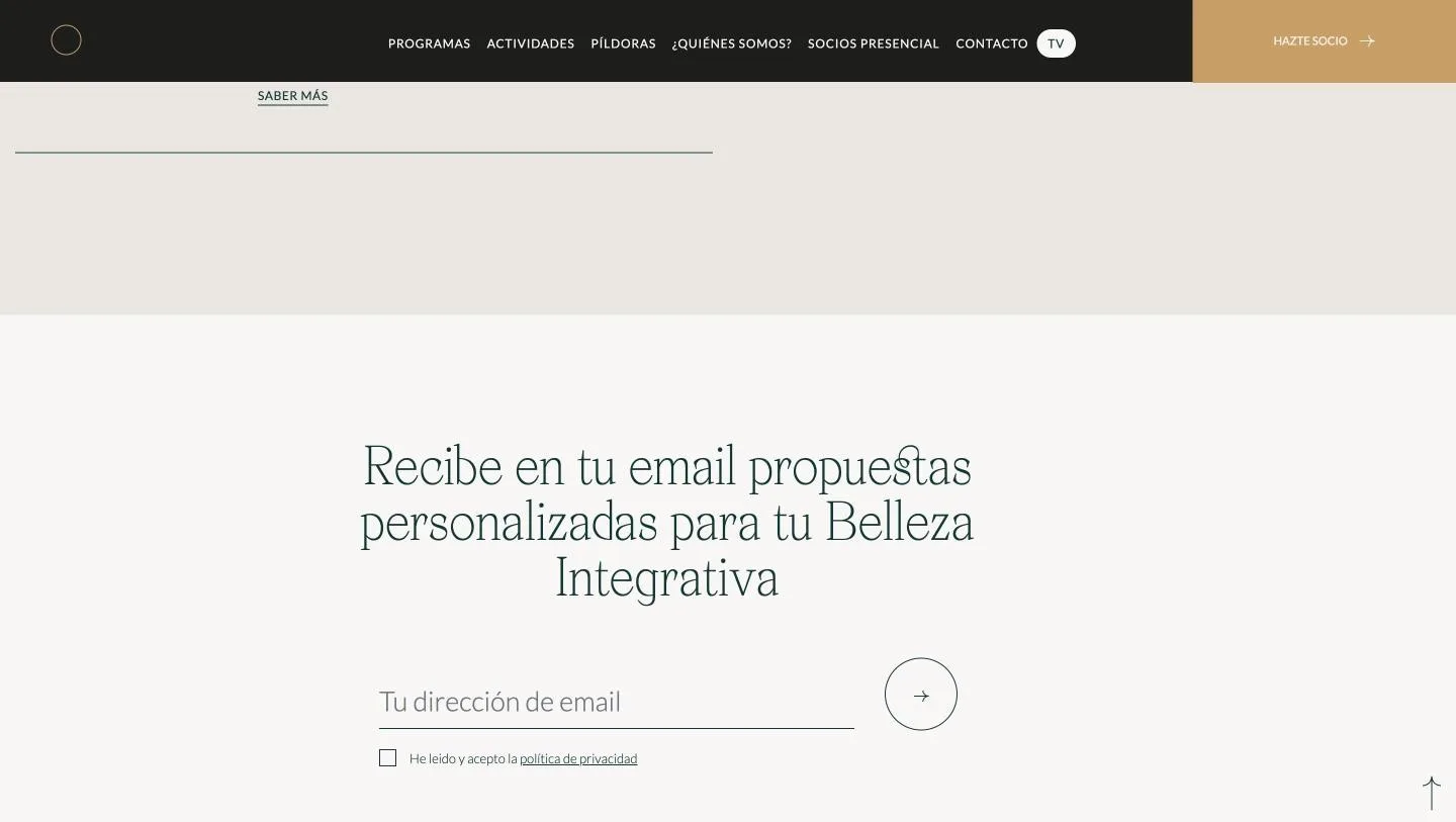 Captación de correo con casilla de consentimiento