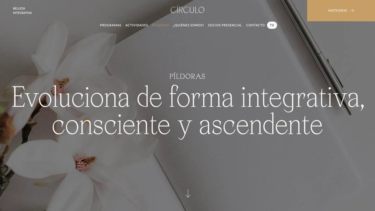 «Evoluciona de forma integrativa, consciente y ascendente»