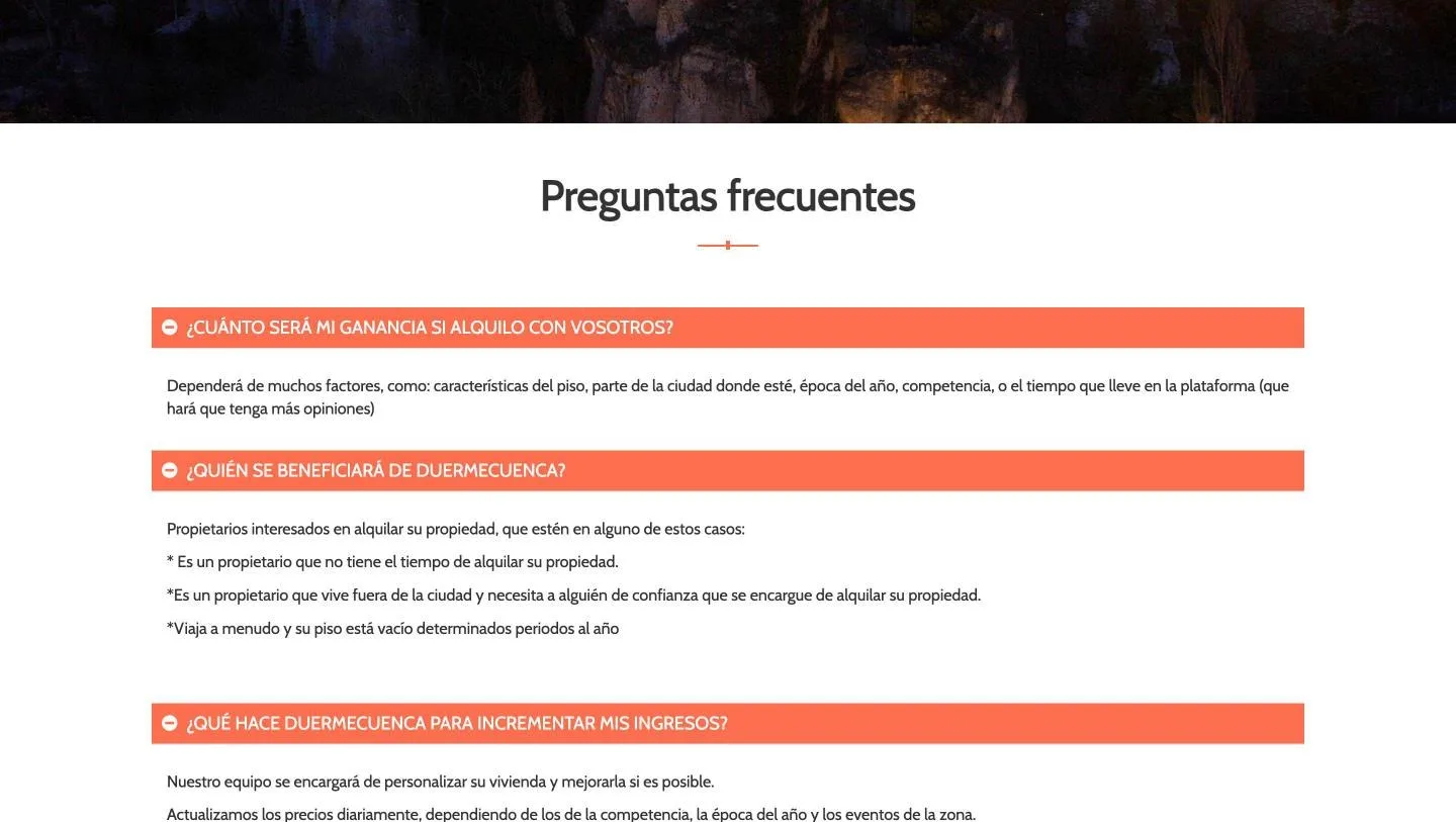 Las seis preguntas del acordeón, todas dirigidas al propietario